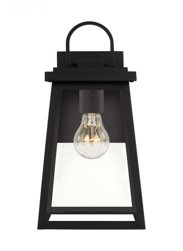 Visual Comfort Studio Founders Medium Outdoor Wall Lantern Black