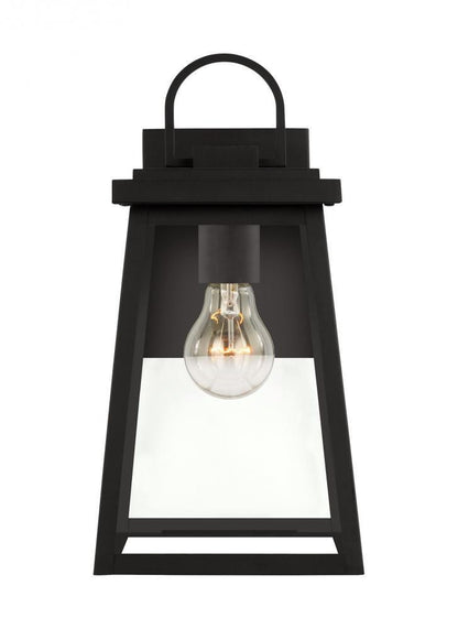 Visual Comfort Studio Founders Medium Outdoor Wall Lantern Black