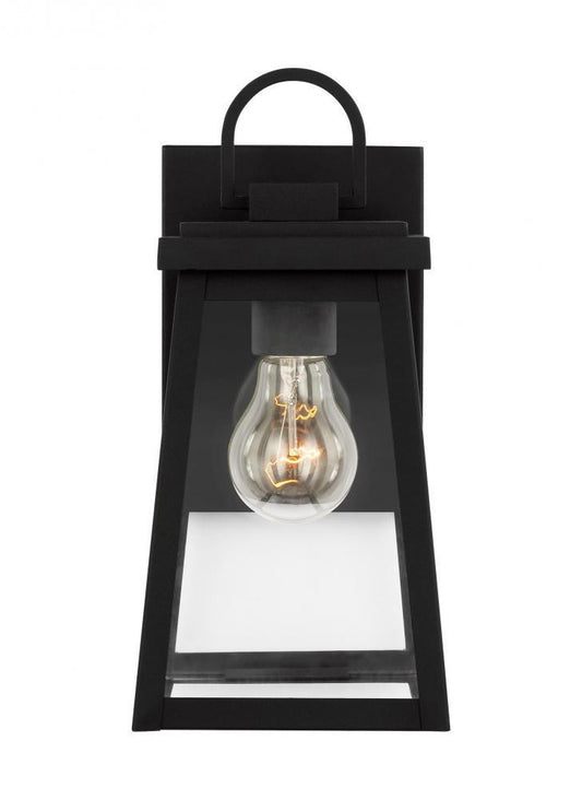 Visual Comfort Studio Founders Small Outdoor LED Wall Lantern Black
