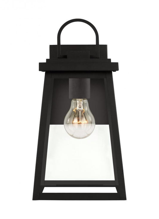 Visual Comfort Studio Founders Medium Outdoor LED Wall Lantern Black