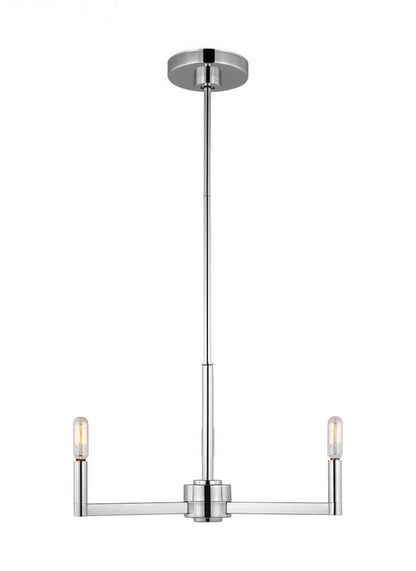 Visual Comfort Studio Fullton 3 Light Chandelier Chrome