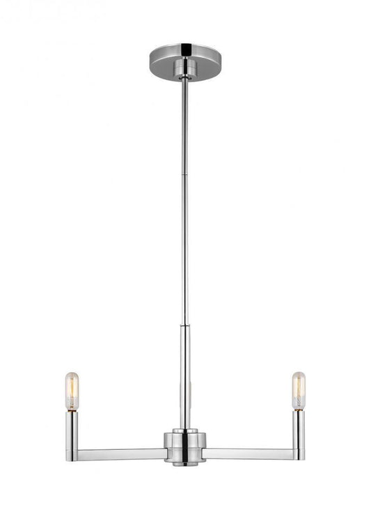 Visual Comfort Studio Fullton 3 Light Chandelier Chrome