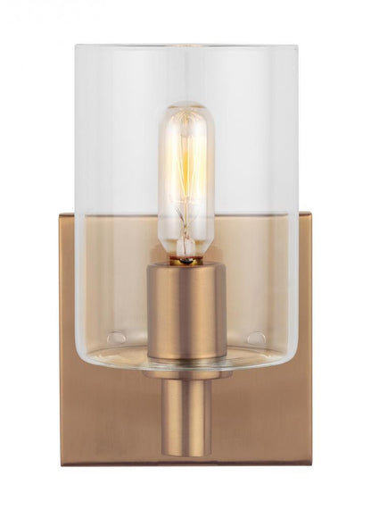 Visual Comfort Studio Fulton LED Bath Wall Sconce Satin Brass