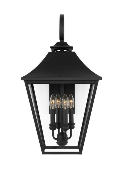 Visual Comfort Studio Galena Large Lantern Textured Black