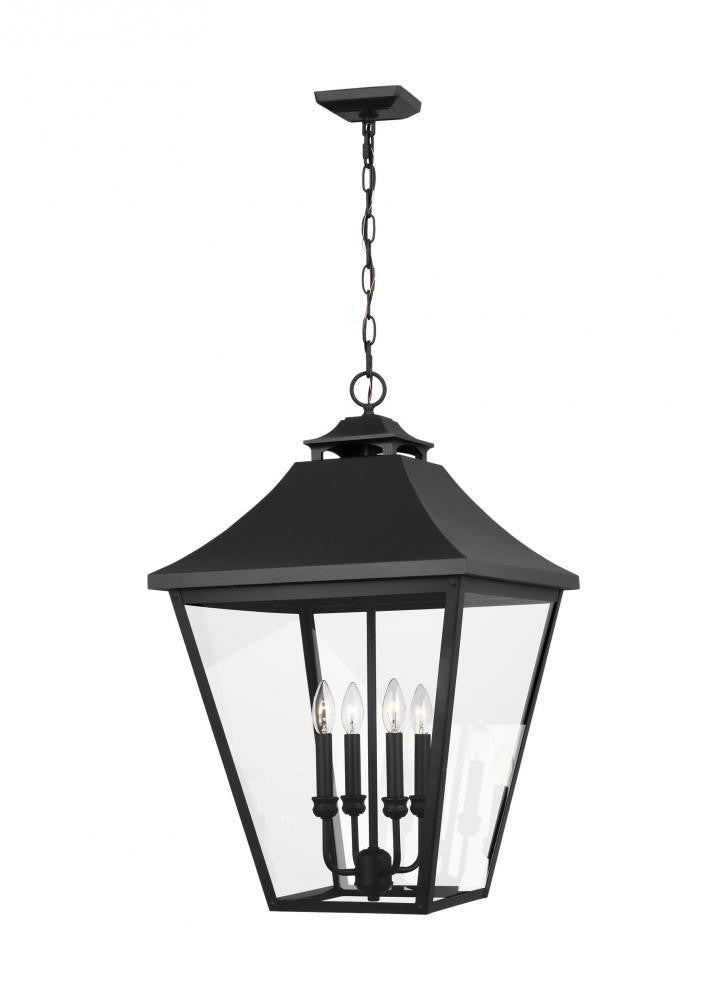 Visual Comfort Studio Galena Large Pendant Textured Black