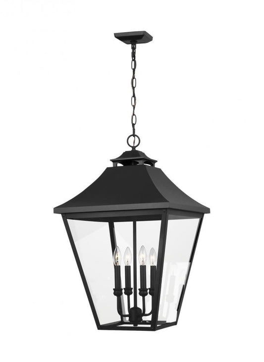 Visual Comfort Studio Galena Large Pendant Textured Black