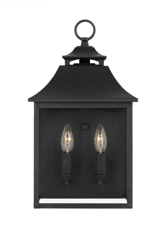 Visual Comfort Studio Galena Pocket Wall Lantern Textured Black