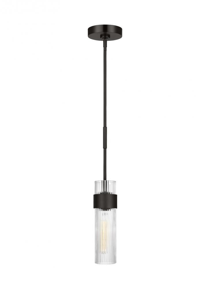Visual Comfort Studio Geneva Medium Pendant Aged Iron