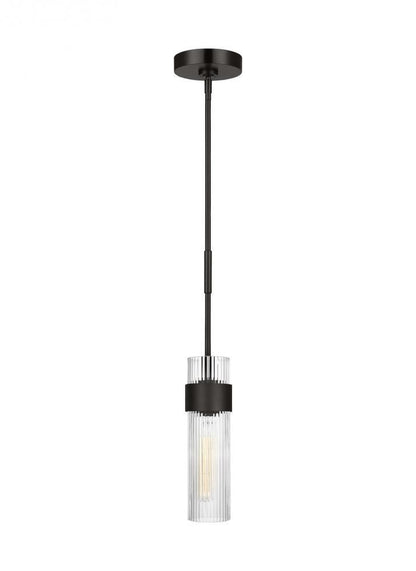 Visual Comfort Studio Geneva Medium Pendant Aged Iron