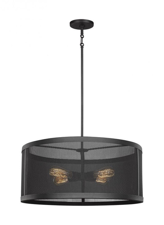 Visual Comfort Studio Gereon 4 Light LED Pendant Black