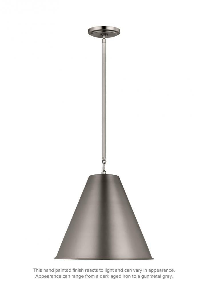 Visual Comfort Studio Gordon Small Pendant Antique Brushed Nickel