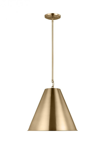 Gordon Small Pendant - Satin Brass LED