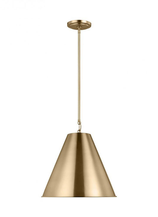 Visual Comfort Studio Gordon Small LED Pendant Satin Brass