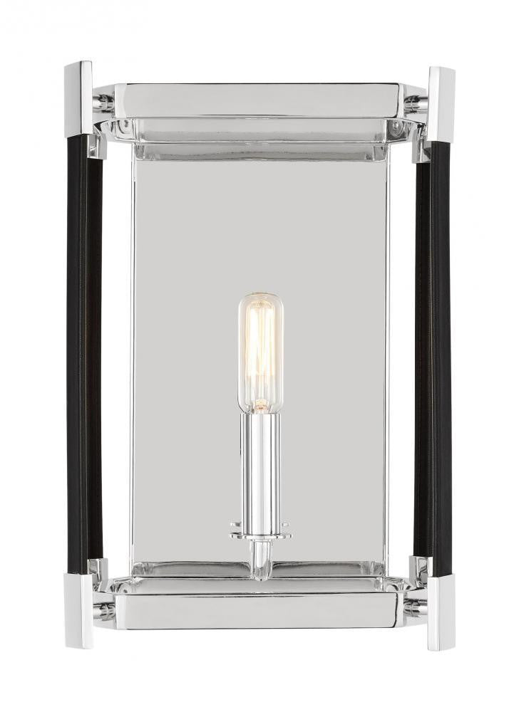 Visual Comfort Studio Hadley 1 Light Wall Sconce Polished Nickel