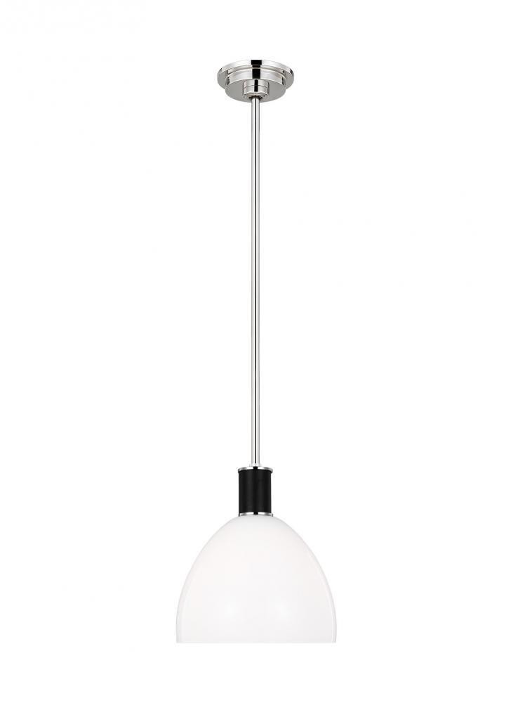 Visual Comfort Studio Hadley Small Pendant Polished Nickel