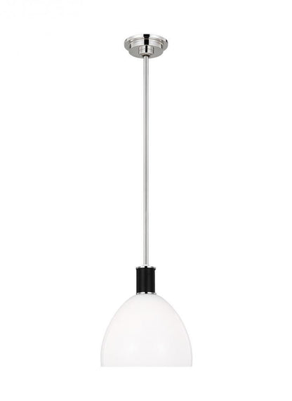 Visual Comfort Studio Hadley Small Pendant Polished Nickel