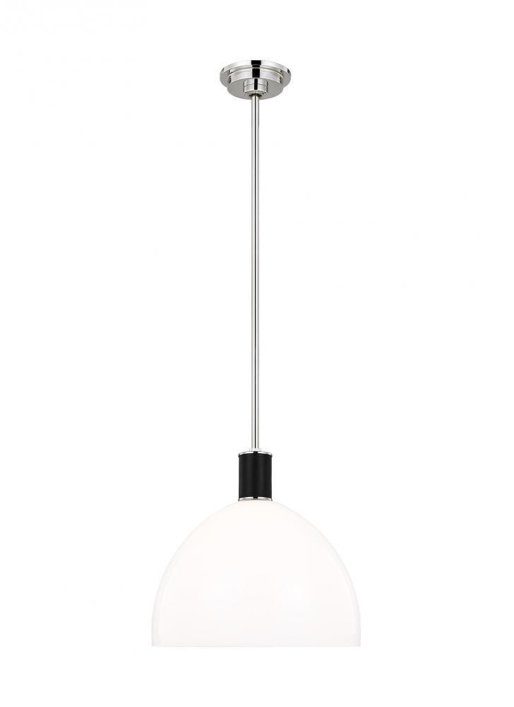 Visual Comfort Studio Hadley Medium Pendant Polished Nickel