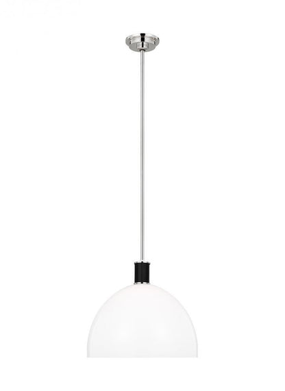 Visual Comfort Studio Hadley Large Pendant Polished Nickel