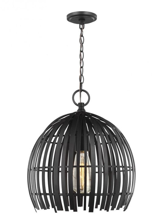 Visual Comfort Studio Hanalei Small Pendant Midnight Black