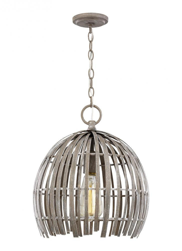 Visual Comfort Studio Hanalei Small Pendant Washed Pine