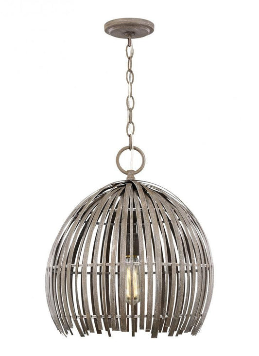 Visual Comfort Studio Hanalei Medium Pendant Washed Pine