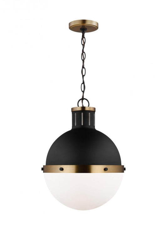 Visual Comfort Studio Hanks Medium LED Pendant Midnight Black