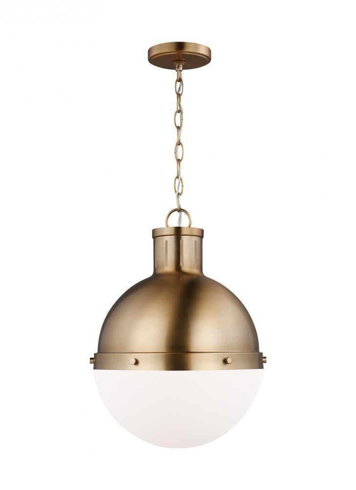 Visual Comfort Studio Hanks Medium Pendant Satin Brass