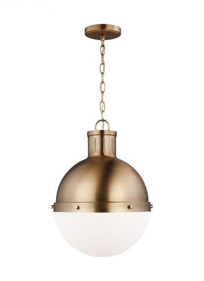Visual Comfort Studio Hanks Medium Pendant Satin Brass