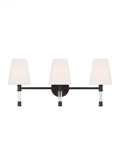 Visual Comfort Studio Hanover 3 Light Vanity Light Aged Iron