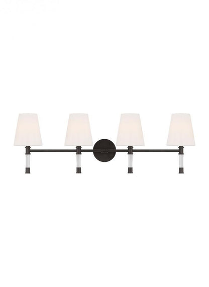 Visual Comfort Studio Hanover 4 Light Vanity Light Aged Iron