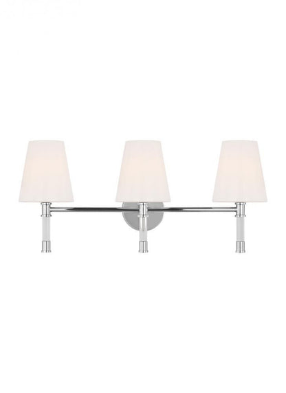 Visual Comfort Studio Hanover 3 Light Vanity Light Polished Nickel