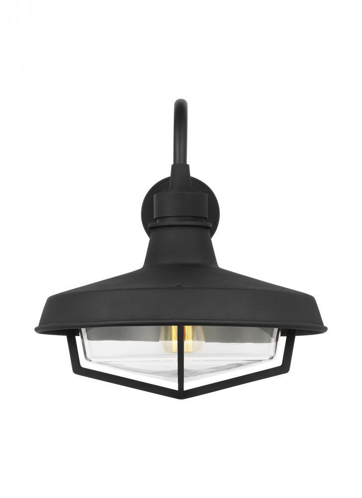 Visual Comfort Studio Hollis Large Wall Lantern Textured Black
