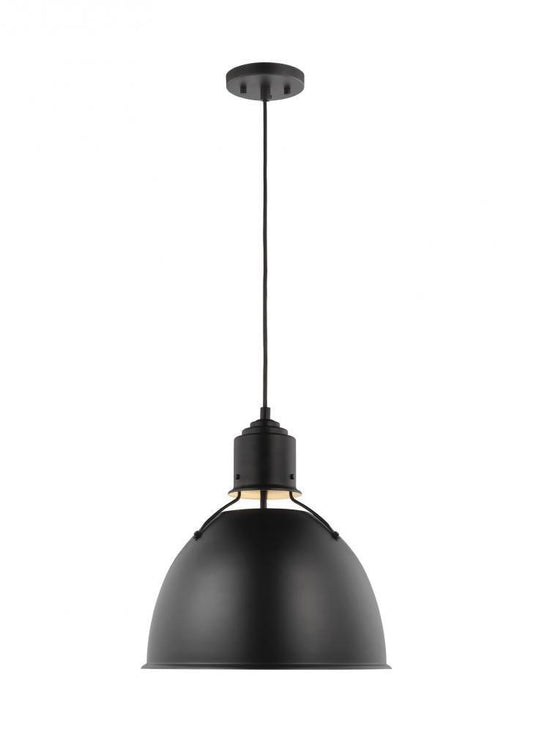 Visual Comfort Studio Huey Medium LED Pendant Midnight Black