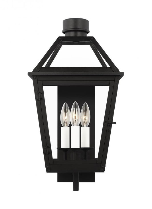 Visual Comfort Studio Hyannis 3 Light Medium Wall Lantern Textured Black