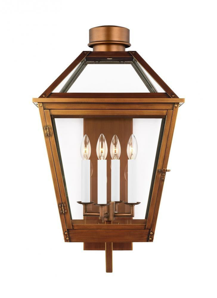 Visual Comfort Studio Hyannis 4 Light Extra Large Lantern Natural Copper