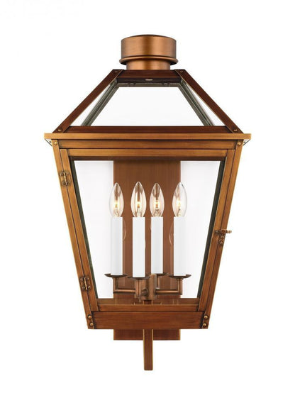 Visual Comfort Studio Hyannis 4 Light Extra Large Lantern Natural Copper