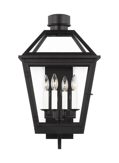 Visual Comfort Studio Hyannis 4 Light Large Lantern Textured Black