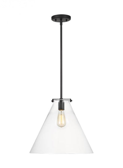 Visual Comfort Studio Kate Cone Pendant Midnight Black