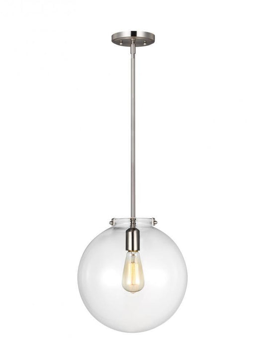 Visual Comfort Studio Kate Sphere LED Pendant Brushed Nickel