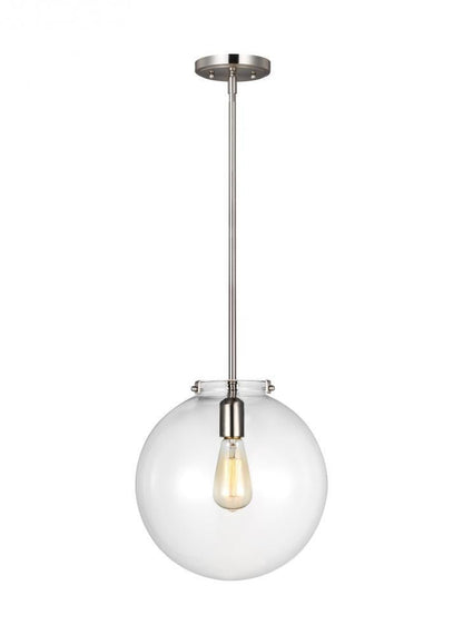 Visual Comfort Studio Kate Sphere LED Pendant Brushed Nickel