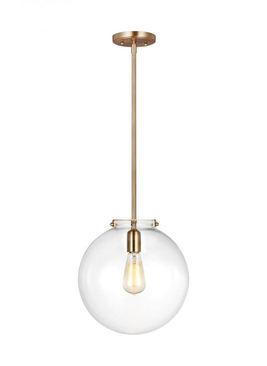 Visual Comfort Studio Kate Sphere LED Pendant Satin Brass