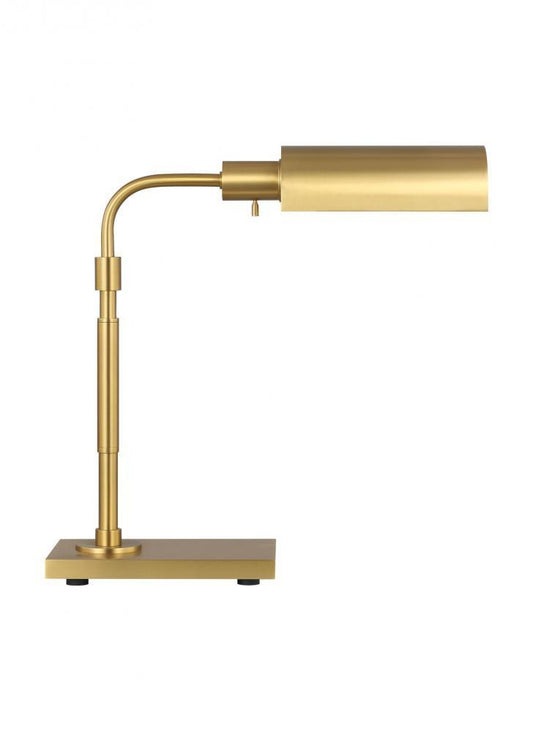 Visual Comfort Studio Kenyon Task LED Table Lamp Burnished Brass
