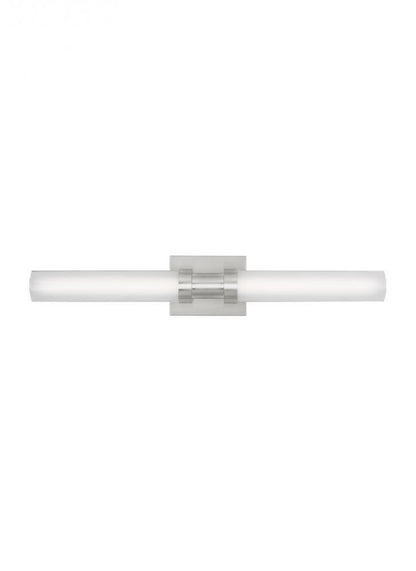 Visual Comfort Studio Kiel Medium LED Bath Wall Sconce Brushed Nickel