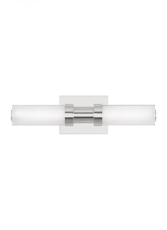 Visual Comfort Studio Kiel Small LED Bath Wall Sconce Chrome