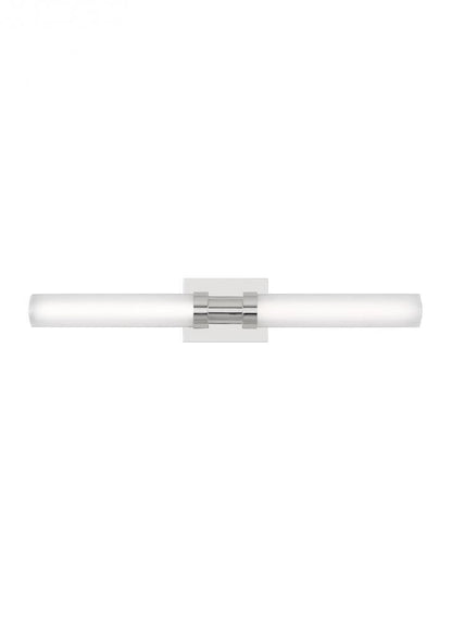 Visual Comfort Studio Kiel Medium LED Bath Wall Sconce Chrome