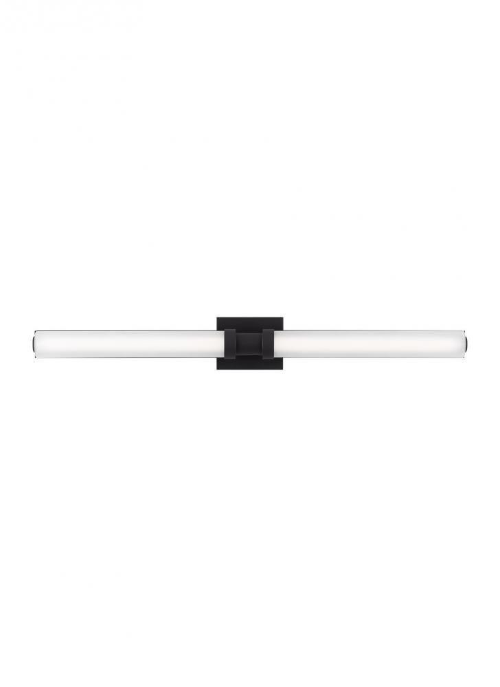 Visual Comfort Studio Kiel Large LED Bath Wall Sconce Midnight Black