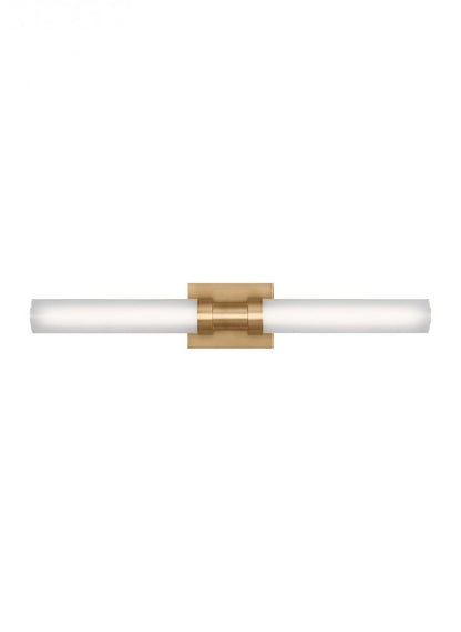 Visual Comfort Studio Kiel Medium LED Bath Wall Sconce Satin Brass