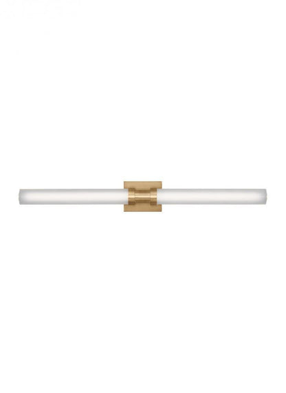 Visual Comfort Studio Kiel Large LED Bath Wall Sconce Satin Brass