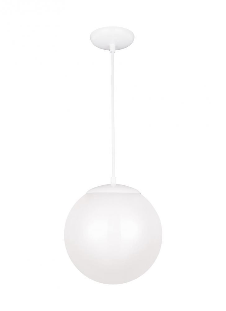 Visual Comfort Studio Leo Large Globe LED Pendant White