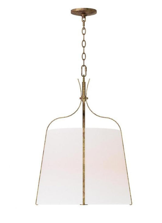 Visual Comfort Studio Leander 3 Light Medium Pendant Antique Gild